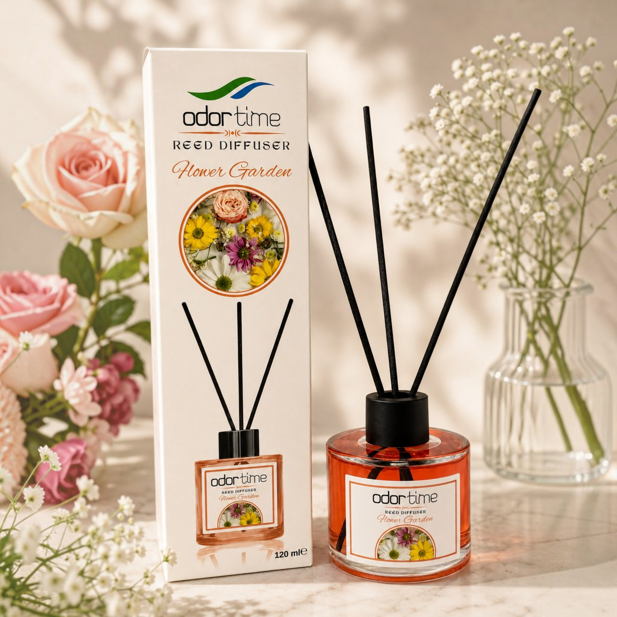 Flower Garden Bambu Çubuklu Oda kokusu 120 ML
