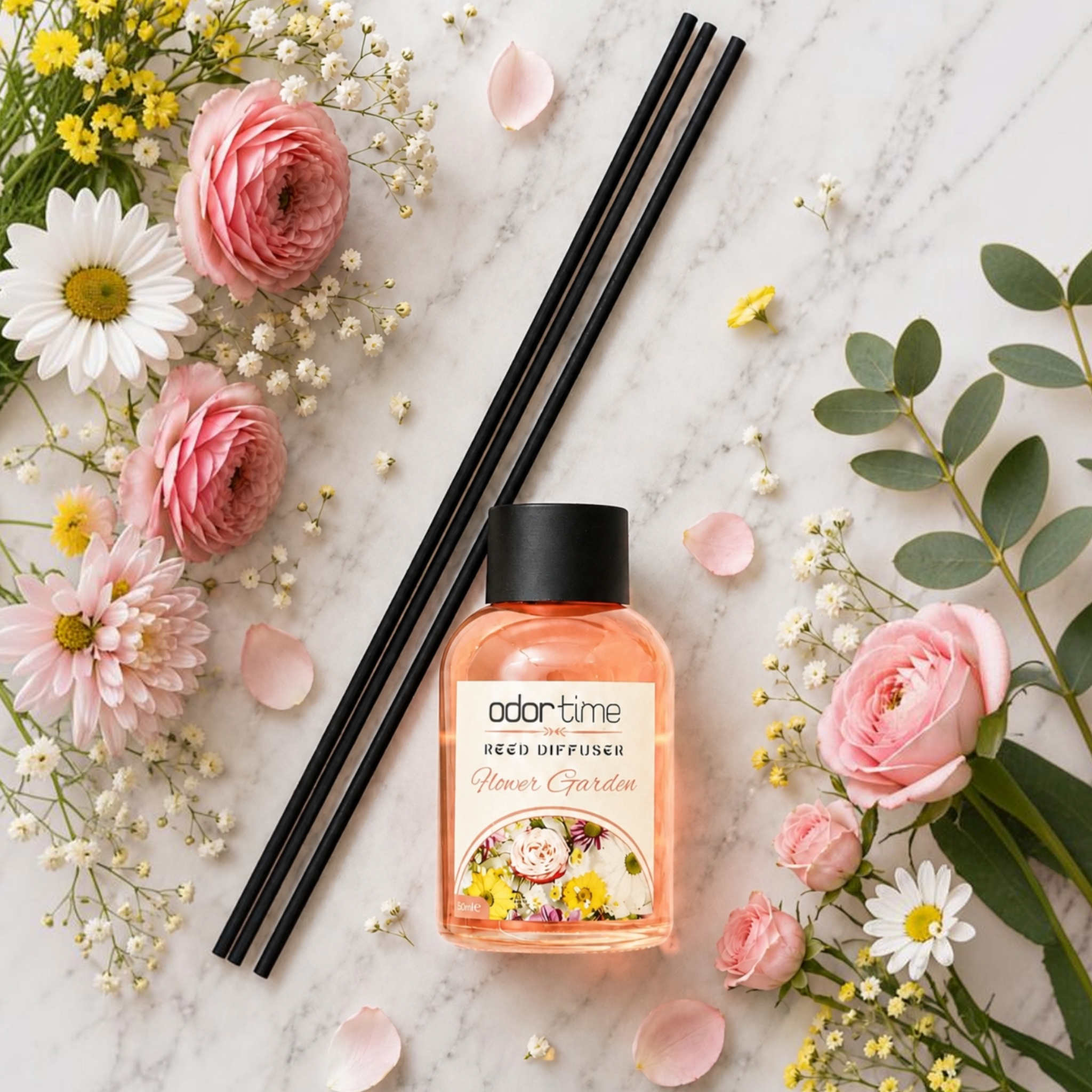 Flower Garden Bambu Çubuklu Oda Kokusu 50 ML