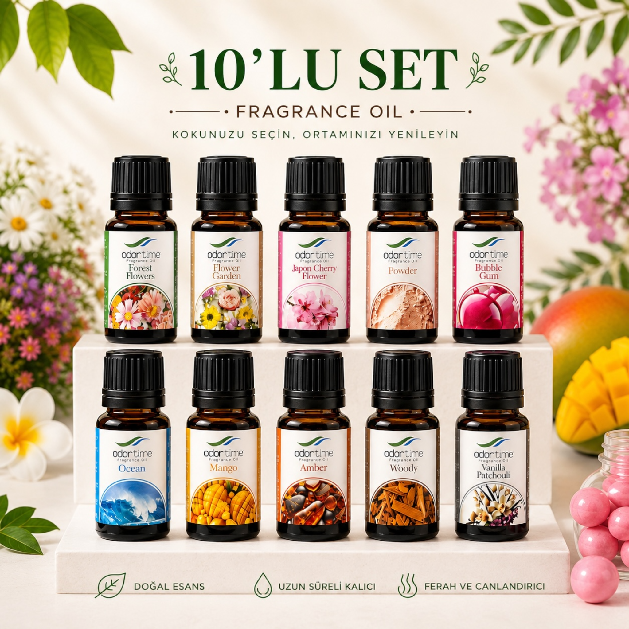 10’lu Set - Esansiyel Uçucu Yağ 10 ML - Karışık