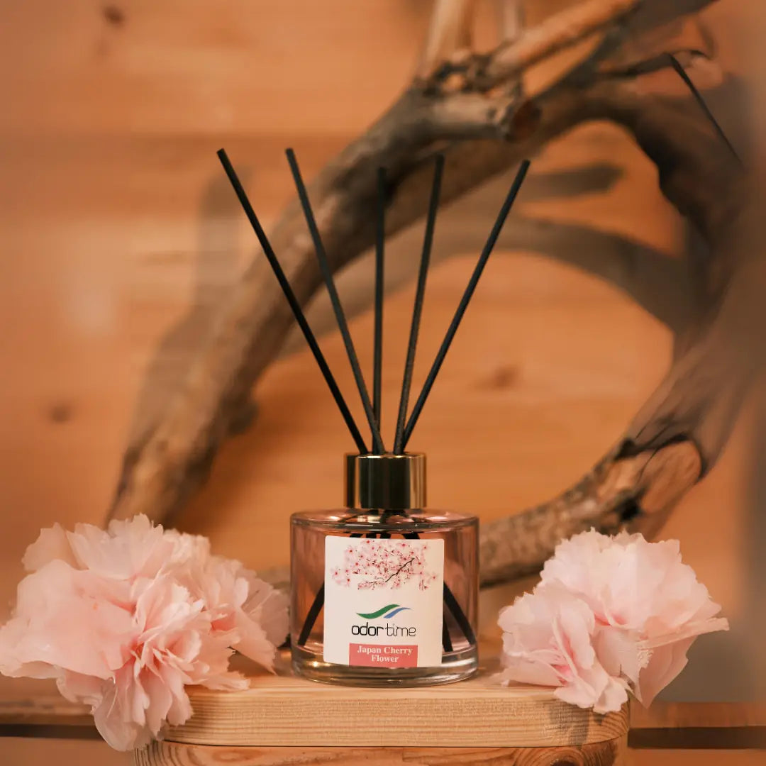 Japon Cherry Blossom Bambu Çubuklu Oda kokusu 120 ML