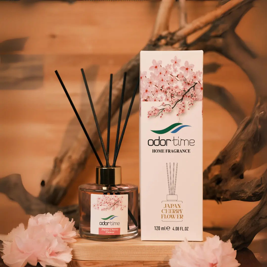 Japon Cherry Blossom Bambu Çubuklu Oda kokusu 120 ML