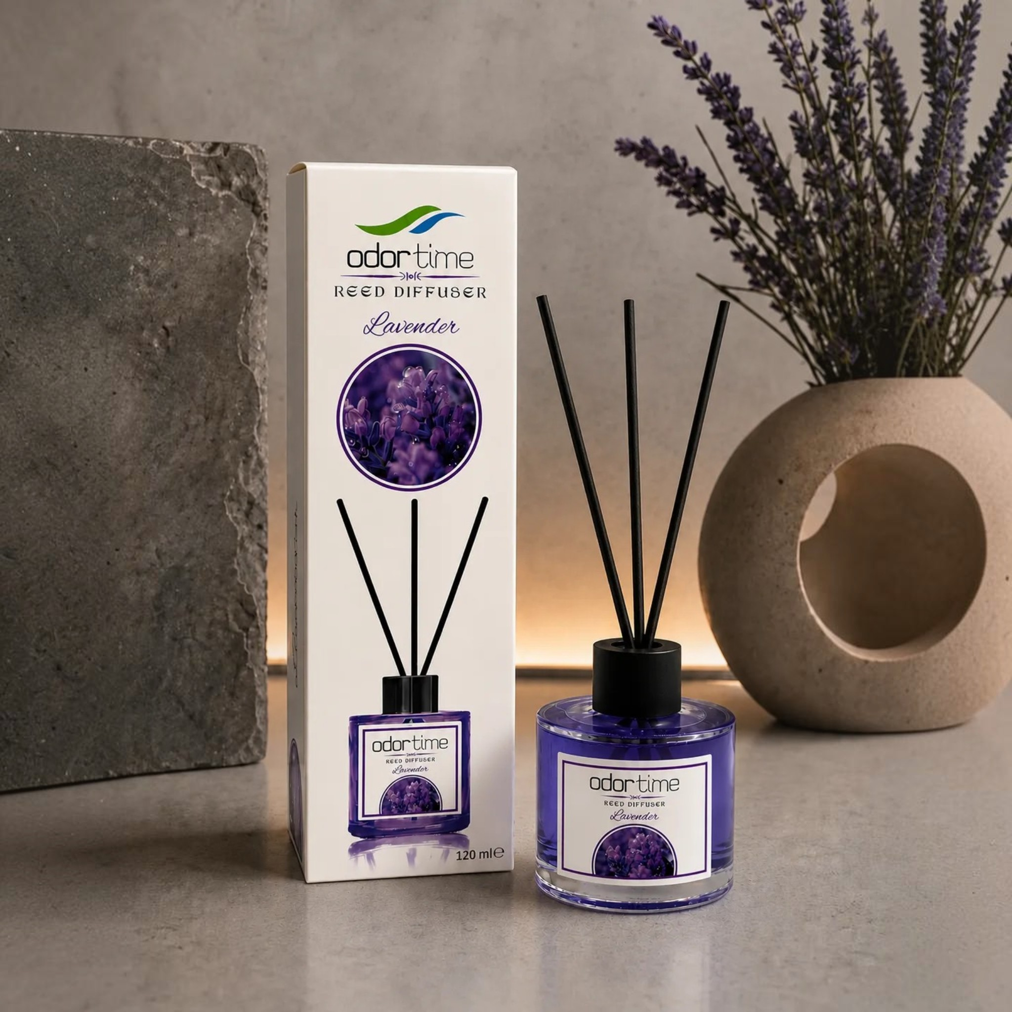 Lavanta Bambu Çubuklu Oda kokusu 120 ML