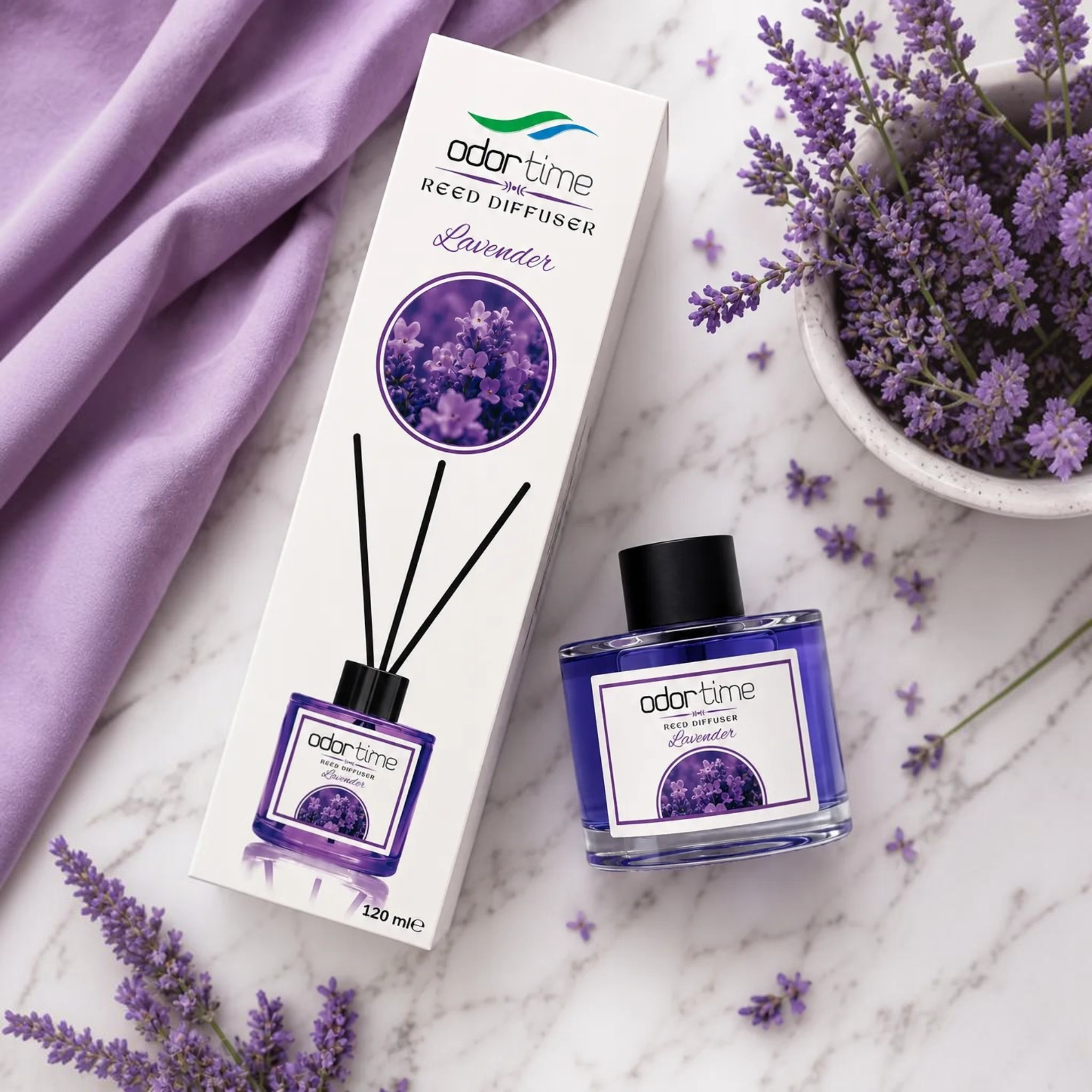 Lavanta Bambu Çubuklu Oda kokusu 120 ML