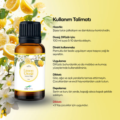 Limon Çiçeği Doğal Uçucu Yağ 10 ML