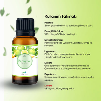 Bergamot Doğal Uçucu Yağ 10 ML